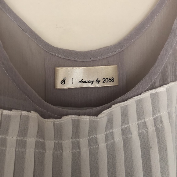 VINTAGE BABY DOLL PLEATED DRESS by Dressing by 2068. SIZE SMALL - Picture 4 of 16